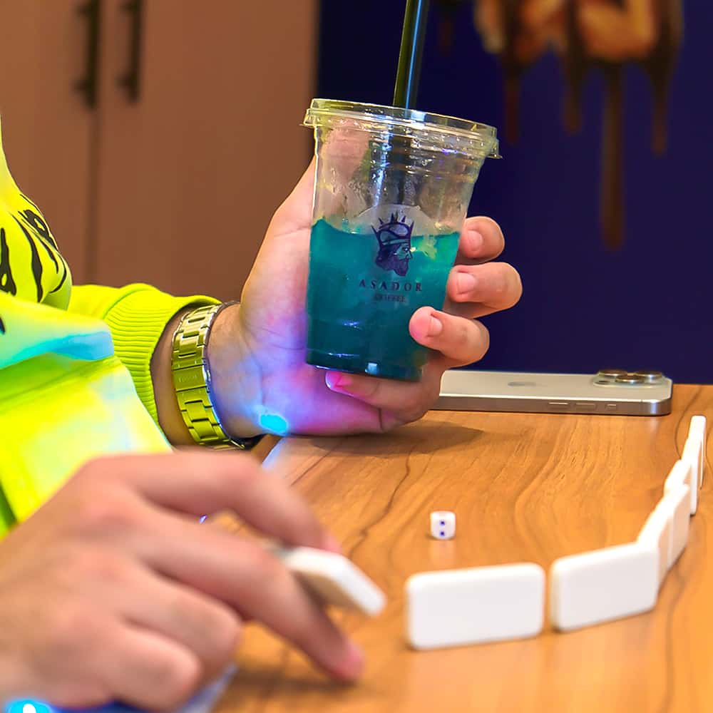 Friends playing board games